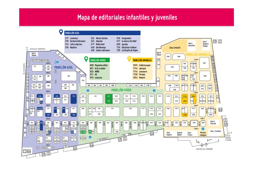 MAPA GPS LIJ- Feria del Libro de Buenos Aires